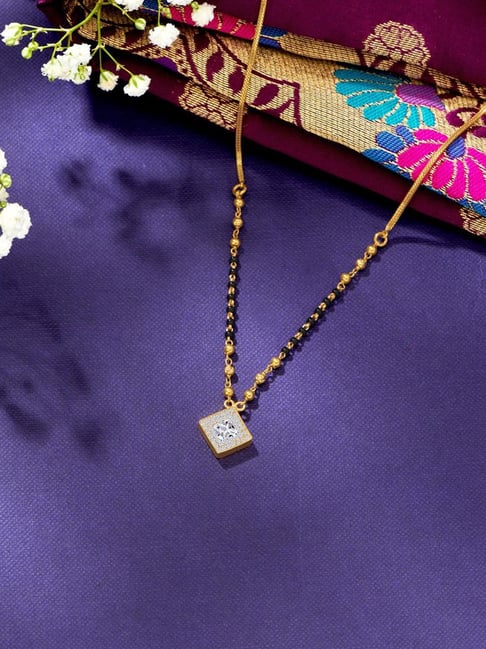 png jewellers P.N.Gadgil Jewellers 22 Karat (916) Yellow Gold BIS Hallmarked Gold Artly Modern Mangalsutra-picture-11
