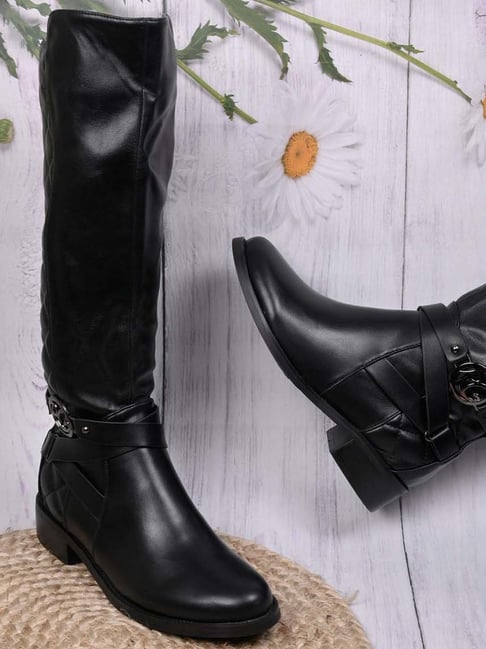 Ronnie Grey Women's Black Casual Booties-picture-35