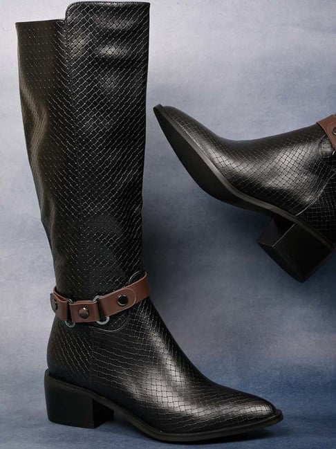 Ronnie Grey Women's Black Casual Booties-picture-41