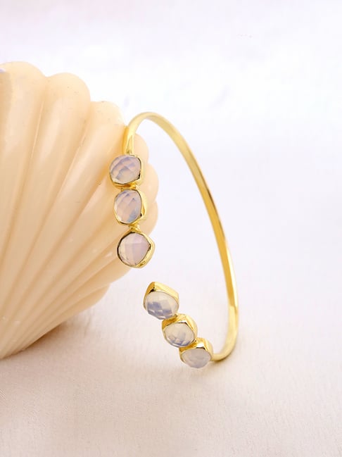 Perfectly Average Moon Star Cuff Bracelet 18K Gold Plated Jewellery For  Women Girls