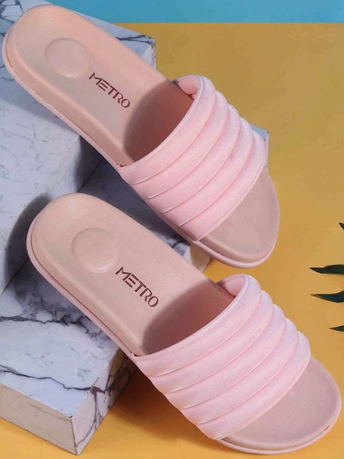 Metro Women's Pink Slides