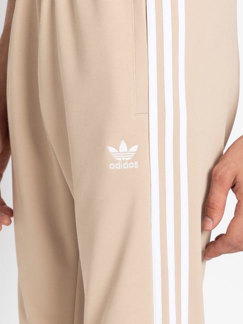 Joggers Adidas Cotton Lower Adidas Beige 70% Polyester 30% Cotton