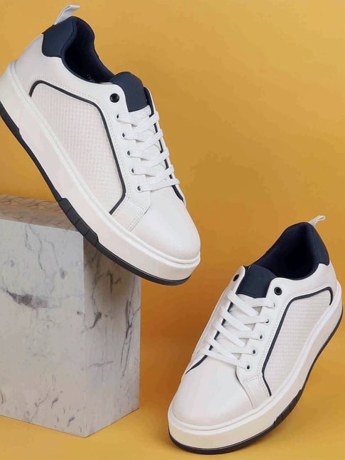 Metro Men's Pearl White Casual Sneakers-picture-23