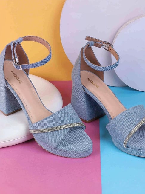 Deichmann Blue Ankle Strap Shoes Ladies Navy Ankle Strap Shoes Shop