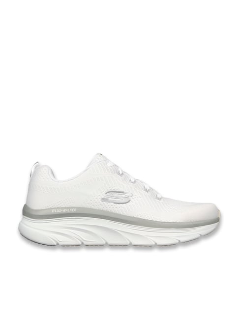 Buy Skechers Men's D'LUX WALKER SCRAMBLER White Walking Shoes