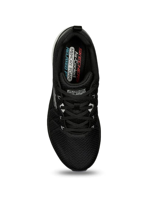 Buy Skechers Men's D'LUX FITNESS KASTER Black Casual Sneakers