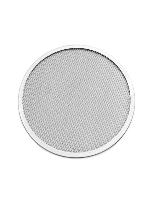 HAZEL Silver Aluminium Pizza Mesh Tray 8 inch-picture-21