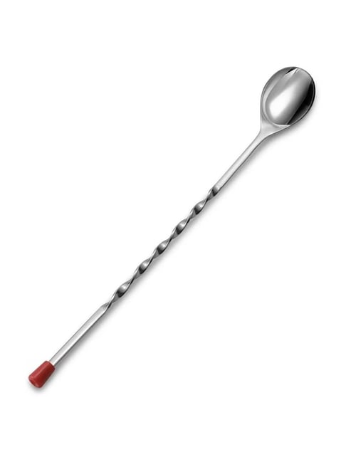 HAZEL Silver Stainless Steel Bar Spoon
