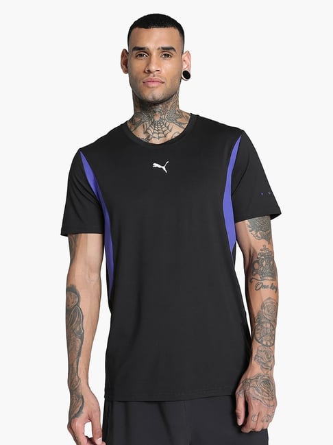 Puma Black Regular fit CLOUDSPUN Soft Training Tee-picture-47