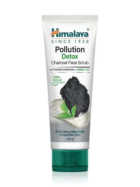 Himalaya Pollution Detox Charcoal Face Scrub - 100 gm