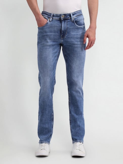 U.S. Polo Assn. Blue Cotton Slim Fit Jeans-picture-47