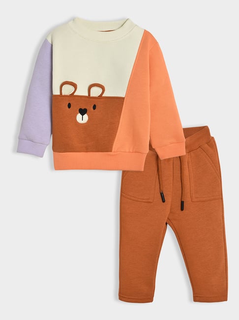 MiArcus Unisex Multicolor Color Block Full Sleeves Sweatshirt with Joggers-picture-10