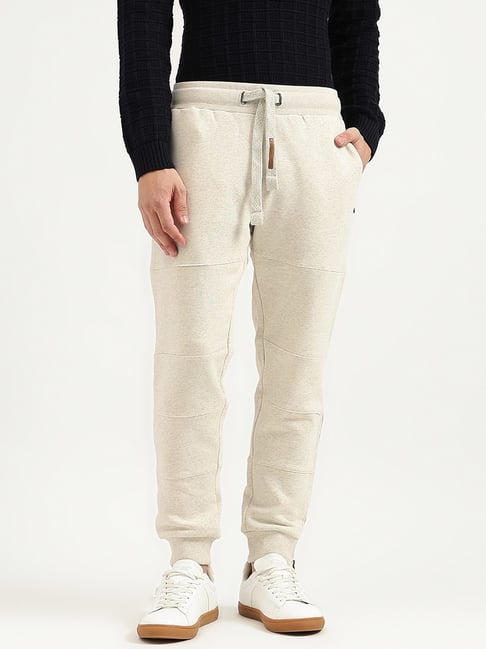 United Colors Of Benetton Cream Regular Fit Joggers