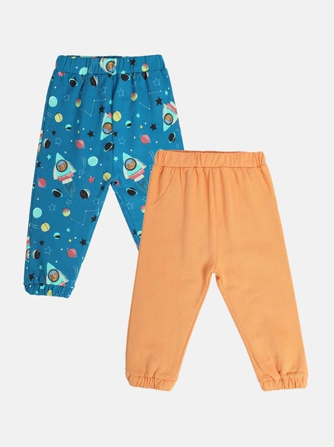 MINIKLUB Boys Multicolor Cotton Printed Full Sleeves Bottom