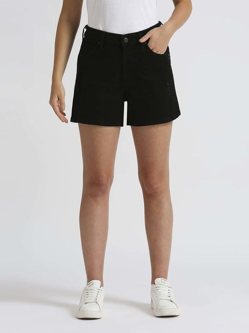 Pepe Jeans Black Cotton Shorts-picture-10