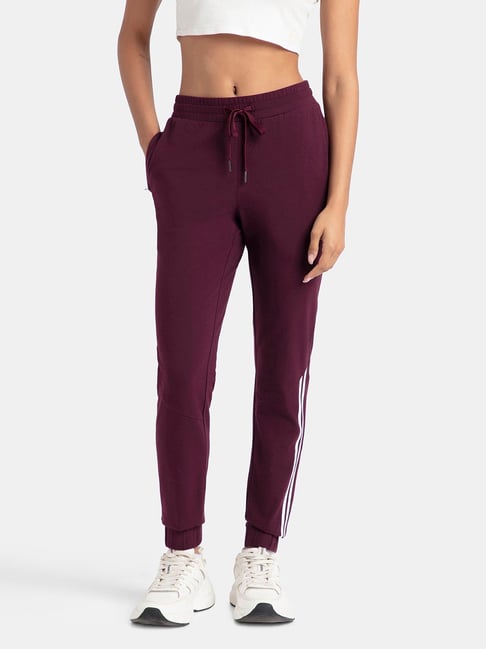 Buy Jockey A108 Purple Joggers for Women s Online Tata CLiQ