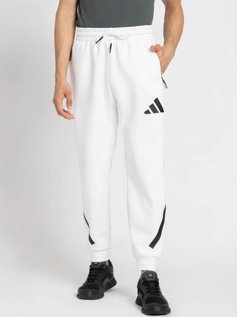 Addidas white joggers hotsell