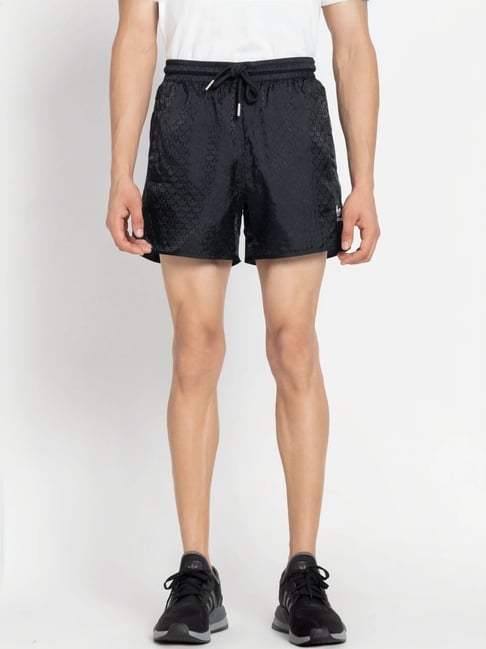 Adidas Originals Black Regular Fit Logo Printed Sports Shorts-picture-39