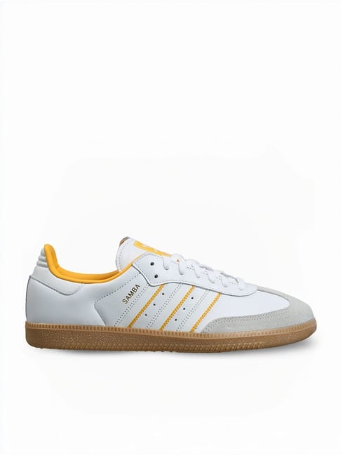Adidas Originals Men's SAMBA OG White Casual Sneakers-picture-28