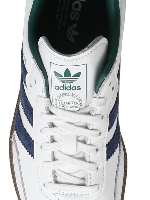adidas gazelle silver green womens Samba OG Grade School Lifestyle Shoes (Cloud White/Collegiate Navy/Gum)