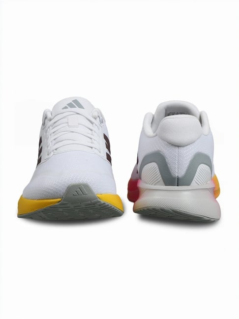 Adidas Men's RUNFALCON White Running Shoes