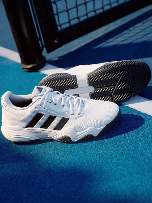 Adidas Men's Solematch Control 2 White Tennis Shoes-picture-36