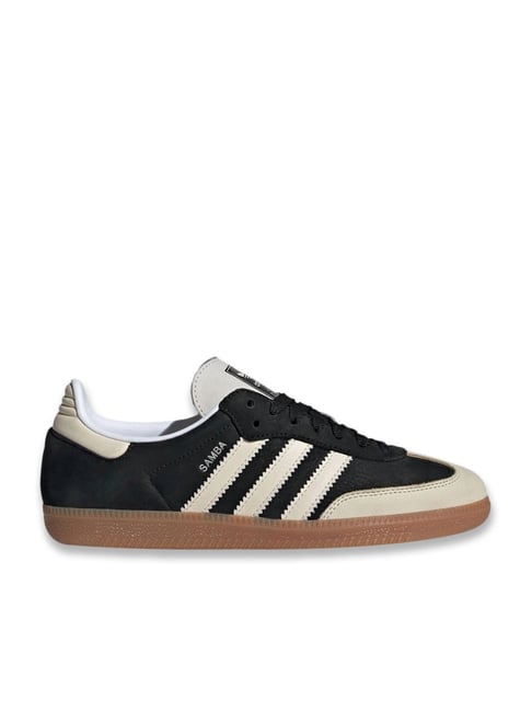 Adidas Originals Women's SAMBA OG Black Beige Sneakers