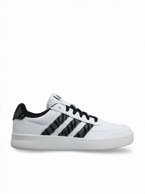 Adidas Women's BREAKNET 2.0 White Sneakers-picture-12