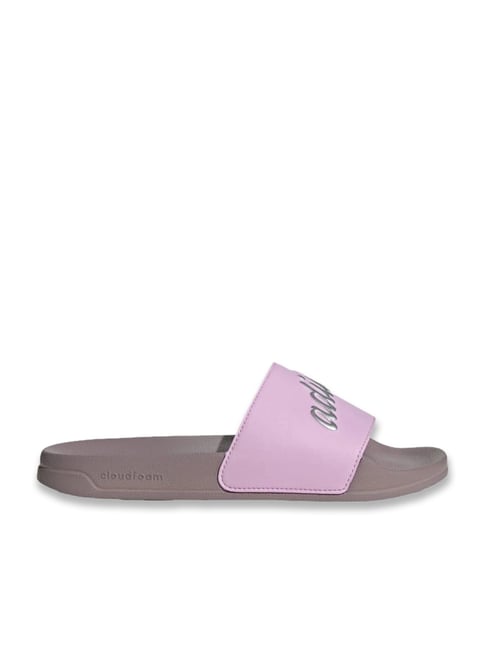Adidas Women's ADILETTE SHOWER Purple Slides