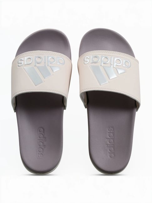 Adidas Women's ADILETTE Purple Slides