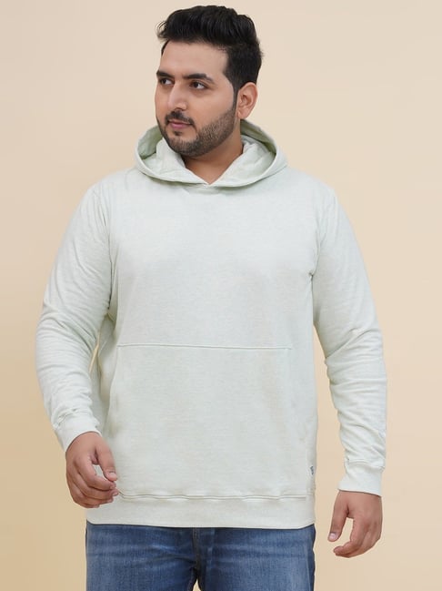 John Pride Green Regular Fit Hooded Sweatshirt-picture-26