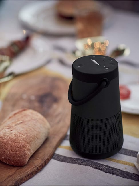スピーカー・ウーファー Bose revolve BOSE Soundlink Revolve スピーカー シルバー 動作品 Amazon.co