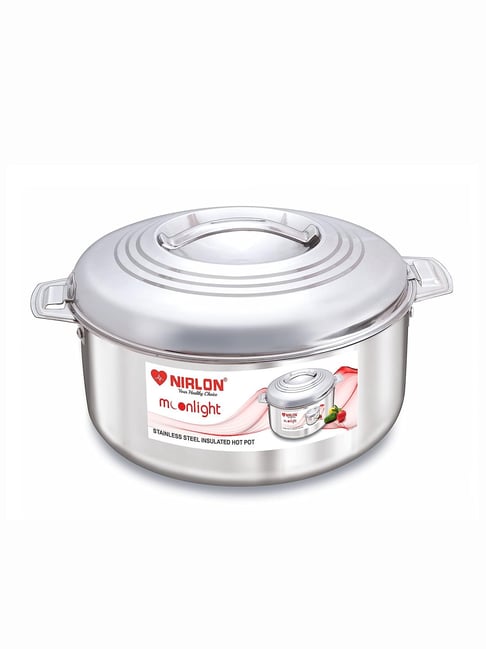 Nirlon Silver Stainless Steel Others Moonlight_Casserole_1500ml