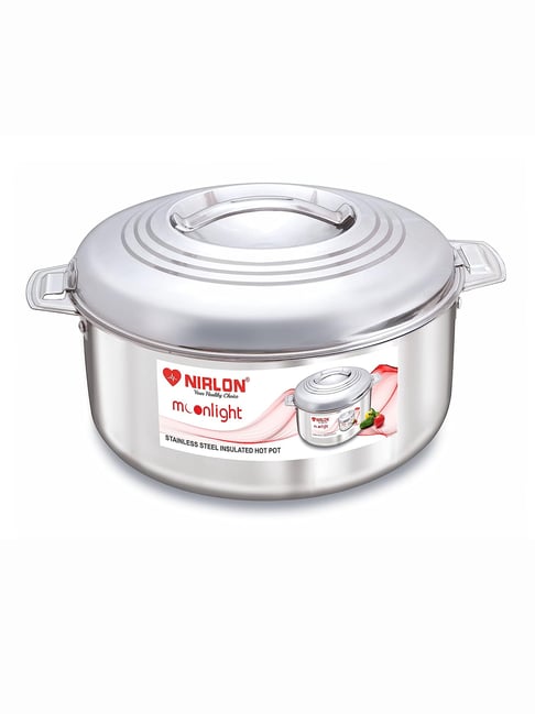 Nirlon Silver Stainless Steel Others Moonlight_Casserole_3500ml-picture-17