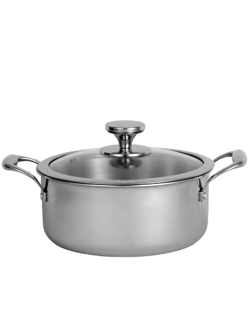 Nirlon Silver Stainless Steel Others SS_Platinum_Casserole 20