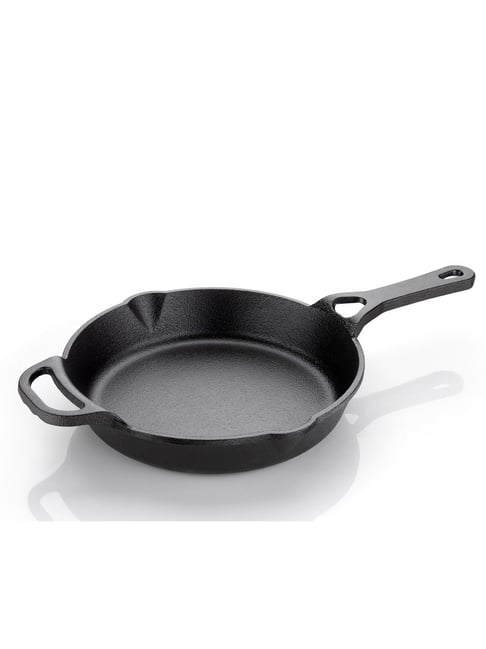 Nirlon Black Cast Iron Others Cast Iron Skillet 26cm