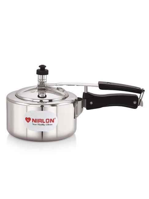 Nirlon Silver Aluminum Others Alu_Supreme Cooker 2LTR INLID