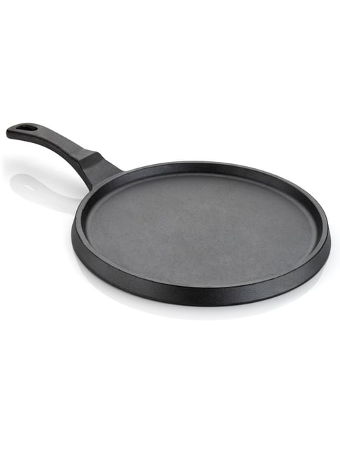 Nirlon Black Cast Iron Others Cast Iron Dosa Tawa Pan 25cm