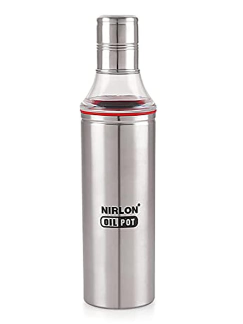 Nirlon Silver Stainless Steel Others Oil Pot 500ml