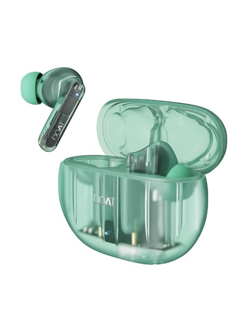 Boat Airdopes 191 ANC In Ear BT Earbuds with Noise Cancellation & Upto 60H Playtime (Pellucid Green)