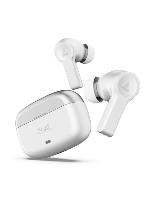 Boat Airdopes Flex 454 In The Ear Bluetooth Earbuds with Noise Cancellatiom (White, TWS)