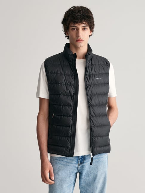 Puffer sleeveless vest best sale