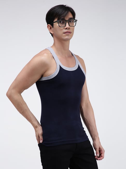 Amul Comfy Multi Pure Cotton Regular Fit Vest- Pack Of