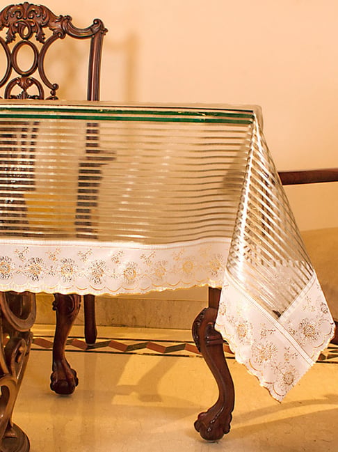Freelance Solid Silver PVC Set of 1 Table Cloth-picture-25