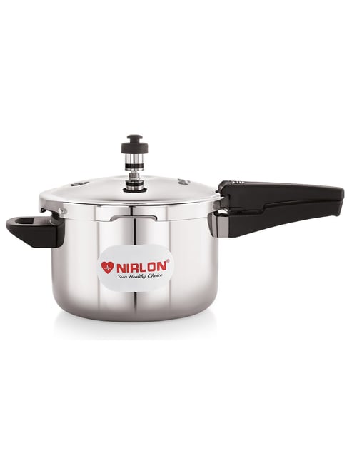Nirlon Silver Stainless Steel Others TriPly Straight Cooker Dome Lid 3Ltr