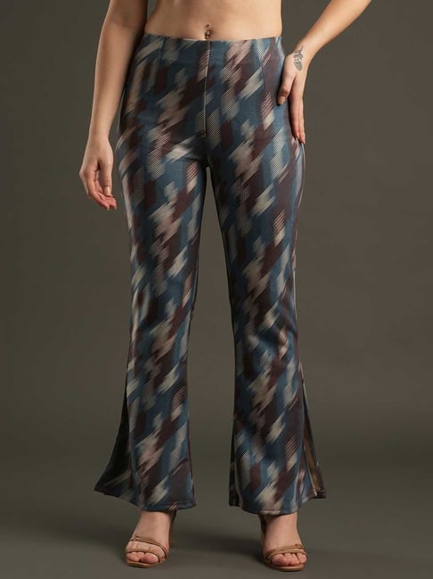 Globus Blue Slim Fit Mid Rise Treggings-picture-34