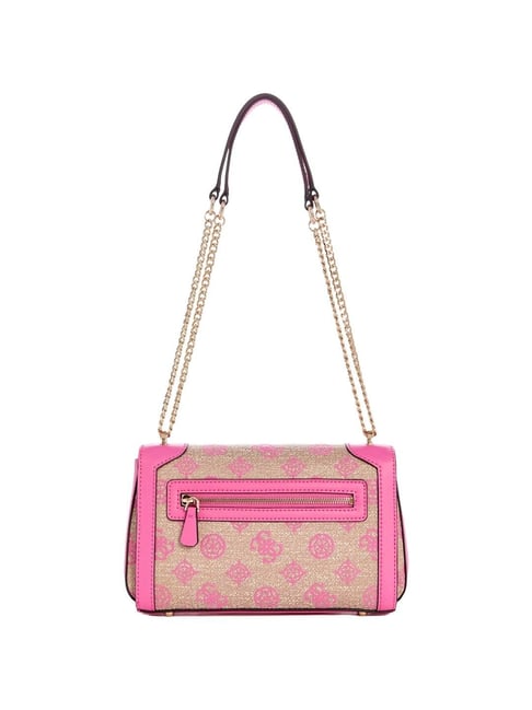 Ladies Bags Guess Handbags Price In India Guess Pink Printed