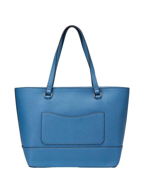 Guess Denim Logo Tote Handbag