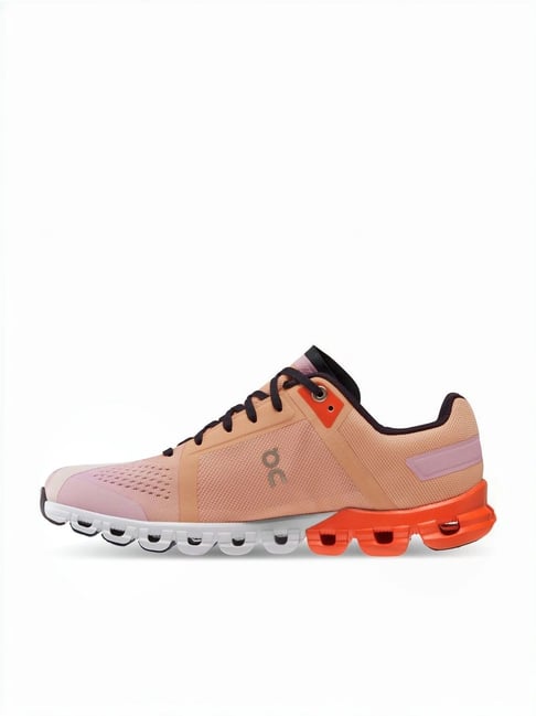 On Women's Cloudflow Rose Fiji Running Shoes