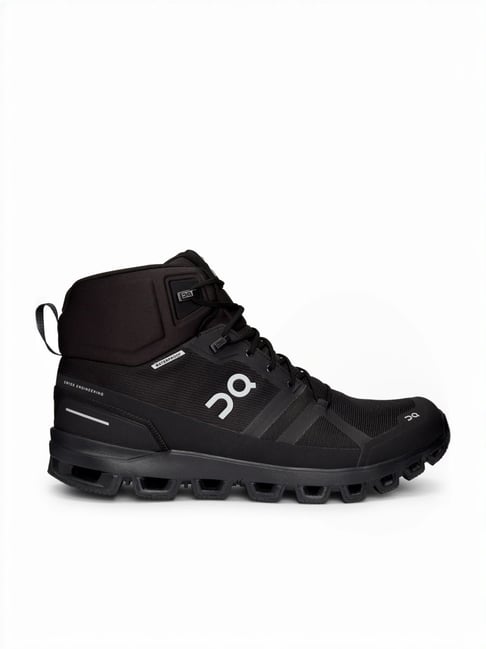 On Men's Cloudrock Black Outdoor Shoes